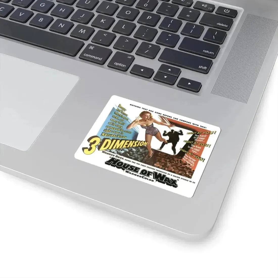 House of Wax 1953 v2 Movie Poster - STICKER Vinyl Kiss-Cut Decal - The Sticker Space