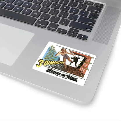 House of Wax 1953 v2 Movie Poster - STICKER Vinyl Kiss-Cut Decal - The Sticker Space