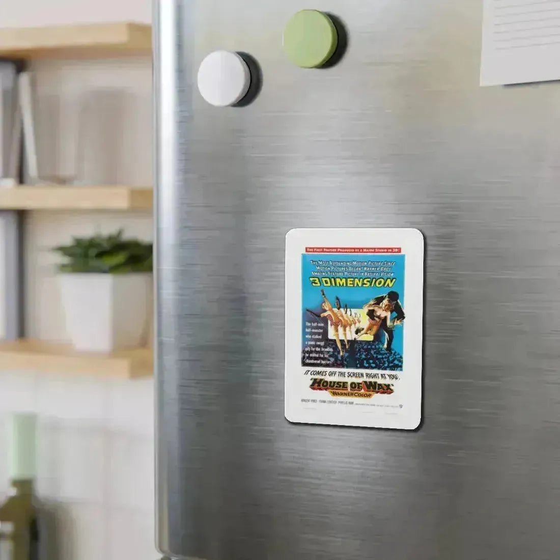 HOUSE OF WAX (2) 1953 Movie Poster - Refrigerator Magnet - The Sticker Space