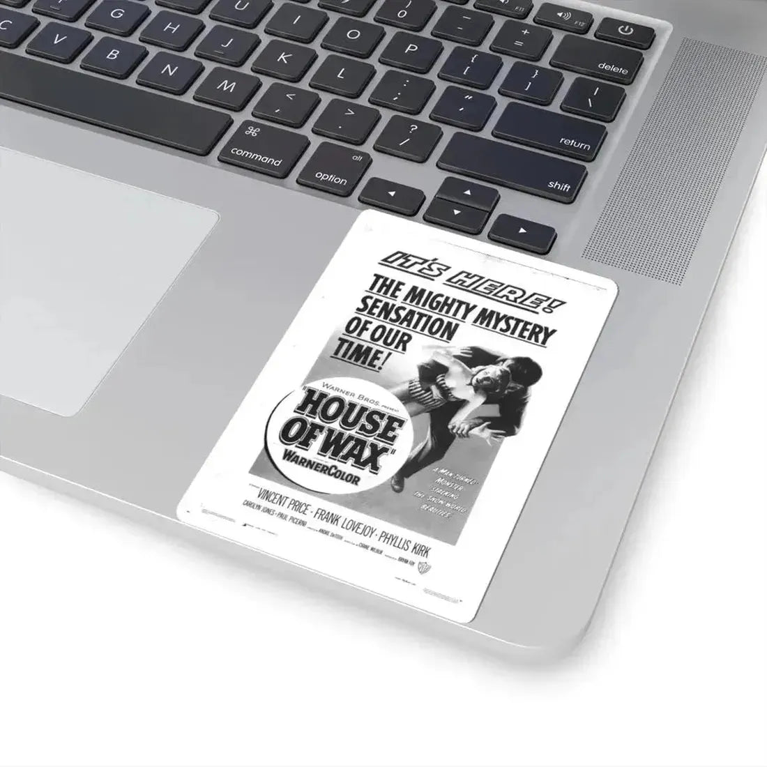 HOUSE OF WAX (3) 1953 Movie Poster - STICKER Vinyl Kiss-Cut Decal - The Sticker Space