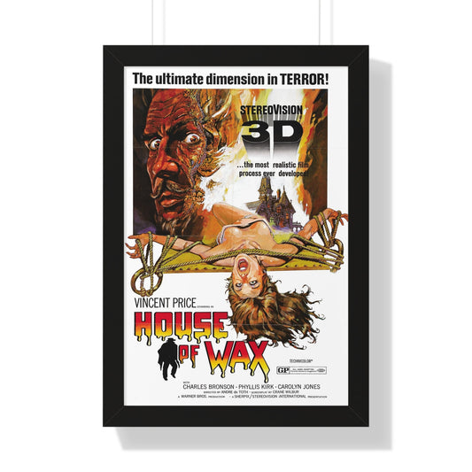 HOUSE OF WAX (5) 1953 - Framed Movie Poster-16″ x 24″-The Sticker Space