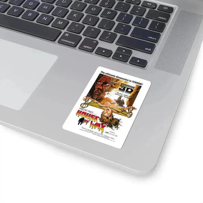 HOUSE OF WAX (5) 1953 Movie Poster - STICKER Vinyl Kiss-Cut Decal - The Sticker Space