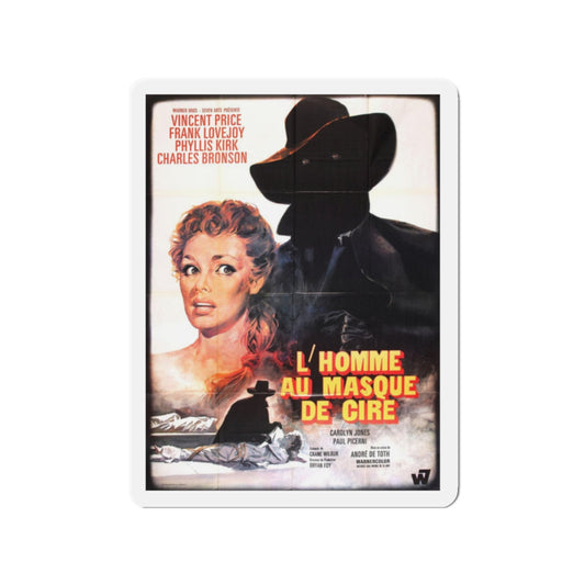 HOUSE OF WAX (FRENCH) 1953 Movie Poster - Refrigerator Magnet-2" x 2"-The Sticker Space