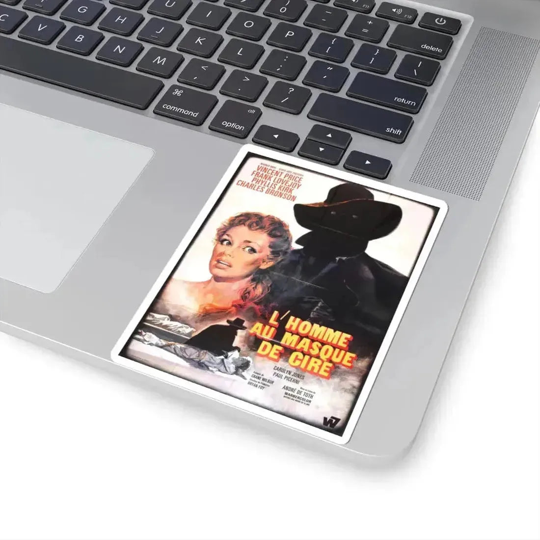 HOUSE OF WAX (FRENCH) 1953 Movie Poster - STICKER Vinyl Kiss-Cut Decal - The Sticker Space