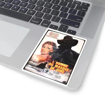 HOUSE OF WAX (FRENCH) 1953 Movie Poster - STICKER Vinyl Kiss-Cut Decal - The Sticker Space