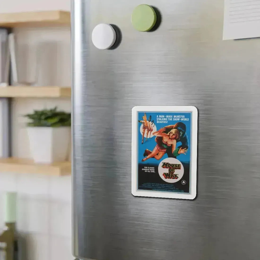 HOUSE OF WAX (INDIAN) 1953 Movie Poster - Refrigerator Magnet - The Sticker Space