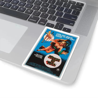 HOUSE OF WAX (INDIAN) 1953 Movie Poster - STICKER Vinyl Kiss-Cut Decal - The Sticker Space