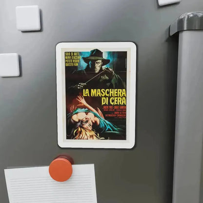 HOUSE OF WAX (ITALIAN) 1953 Movie Poster - Refrigerator Magnet - The Sticker Space