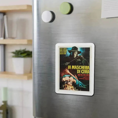 HOUSE OF WAX (ITALIAN) 1953 Movie Poster - Refrigerator Magnet - The Sticker Space