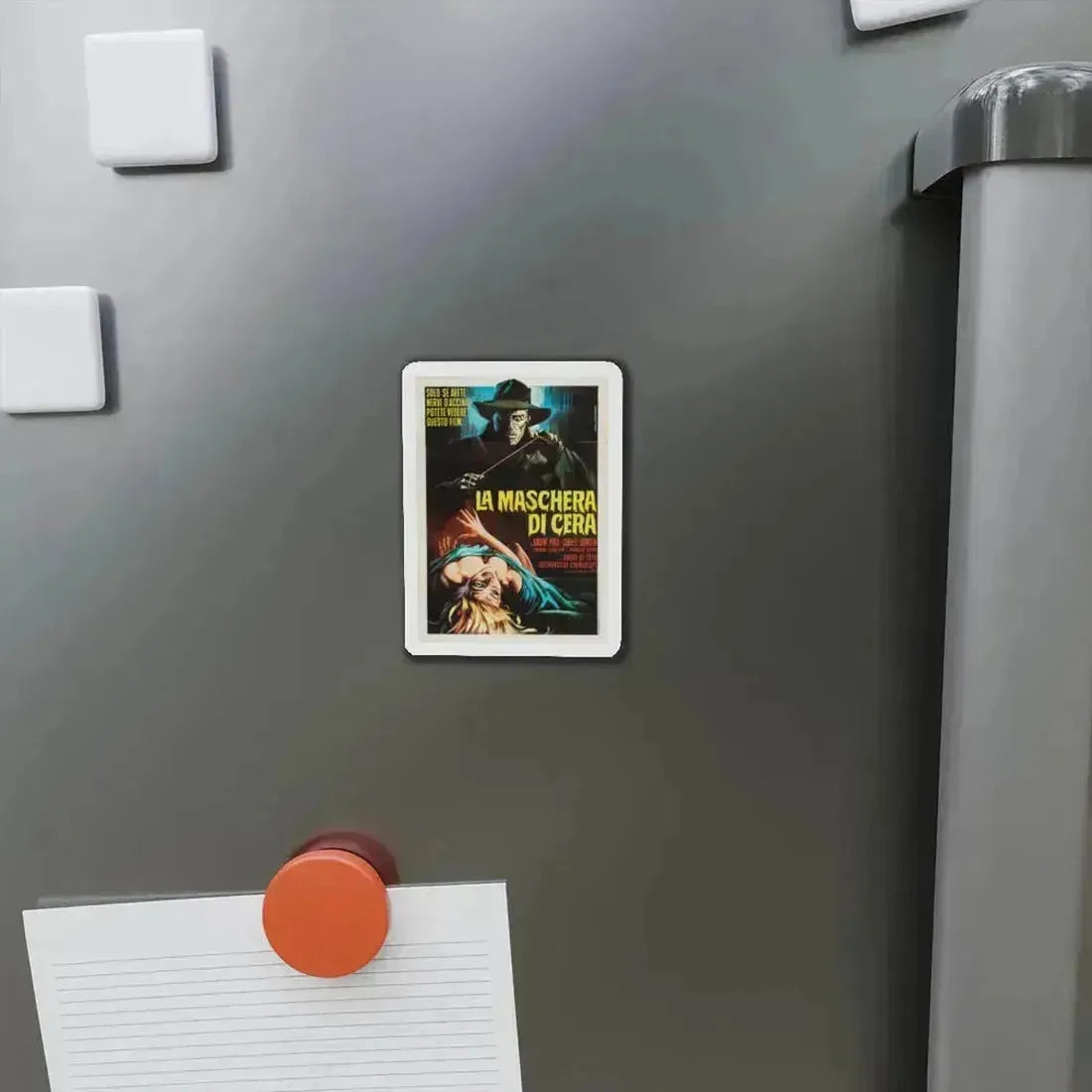 HOUSE OF WAX (ITALIAN) 1953 Movie Poster - Refrigerator Magnet - The Sticker Space