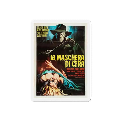 HOUSE OF WAX (ITALIAN) 1953 Movie Poster - Refrigerator Magnet - The Sticker Space