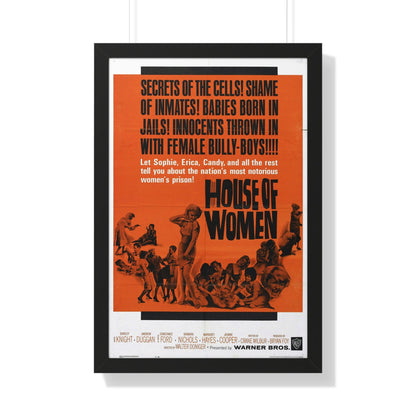 HOUSE OF WOMEN 1962 - Framed Movie Poster-20" x 30"-The Sticker Space