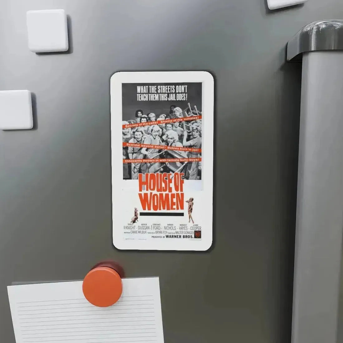 HOUSE OF WOMEN (2) 1962 Movie Poster - Refrigerator Magnet - The Sticker Space