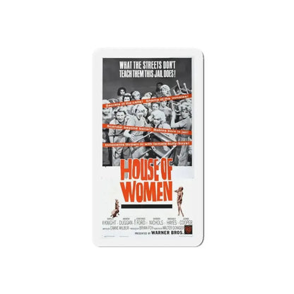 HOUSE OF WOMEN (2) 1962 Movie Poster - Refrigerator Magnet - The Sticker Space