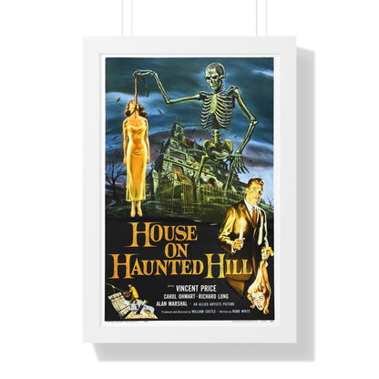 HOUSE ON HAUNTED HILL 1958 - Framed Movie Poster-16″ x 24″-The Sticker Space