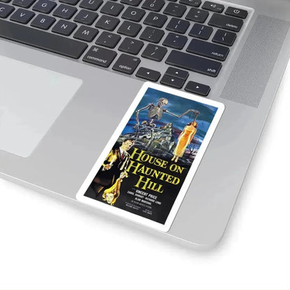 HOUSE ON HAUNTED HILL (2) 1958 Movie Poster - STICKER Vinyl Kiss-Cut Decal - The Sticker Space