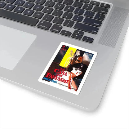 HOUSE ON HAUNTED HILL (ITALIAN) 1958 Movie Poster - STICKER Vinyl Kiss-Cut Decal - The Sticker Space