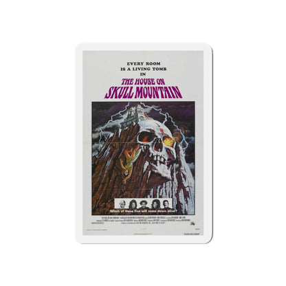 HOUSE ON SKULL MOUNTAIN 1974 Movie Poster - Refrigerator Magnet-3" x 3"-The Sticker Space