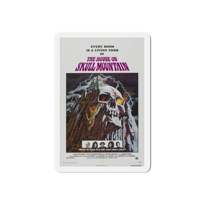 HOUSE ON SKULL MOUNTAIN 1974 Movie Poster - Refrigerator Magnet-4" x 4"-The Sticker Space