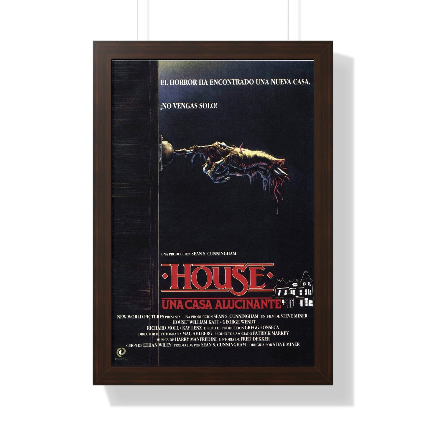 HOUSE (SPANISH) 1985 - Framed Movie Poster-16″ x 24″-The Sticker Space