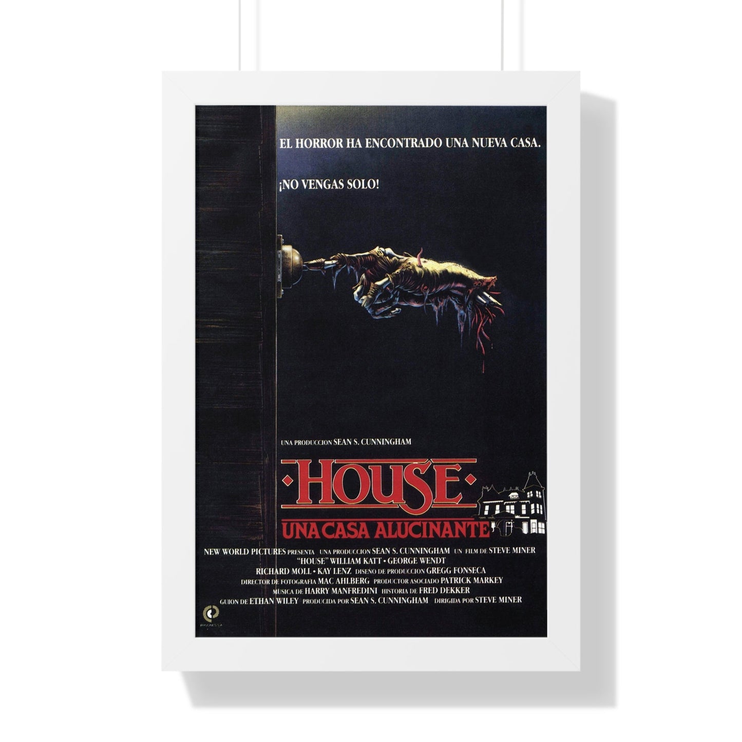 HOUSE (SPANISH) 1985 - Framed Movie Poster-16″ x 24″-The Sticker Space