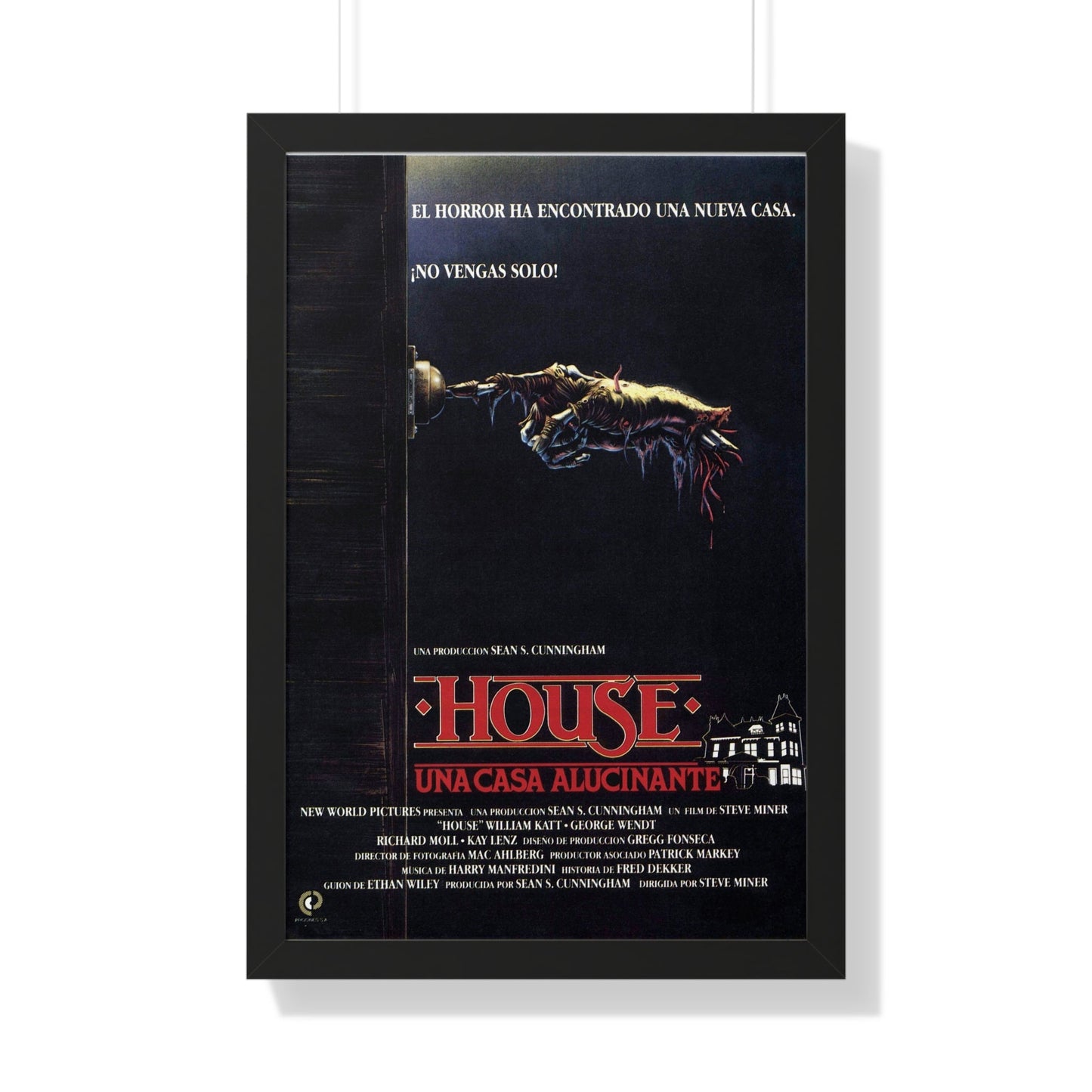 HOUSE (SPANISH) 1985 - Framed Movie Poster-20" x 30"-The Sticker Space