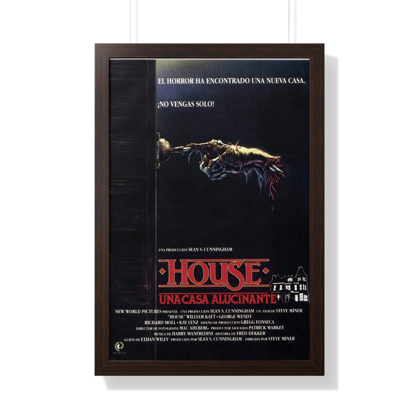 HOUSE (SPANISH) 1985 - Framed Movie Poster-20" x 30"-The Sticker Space