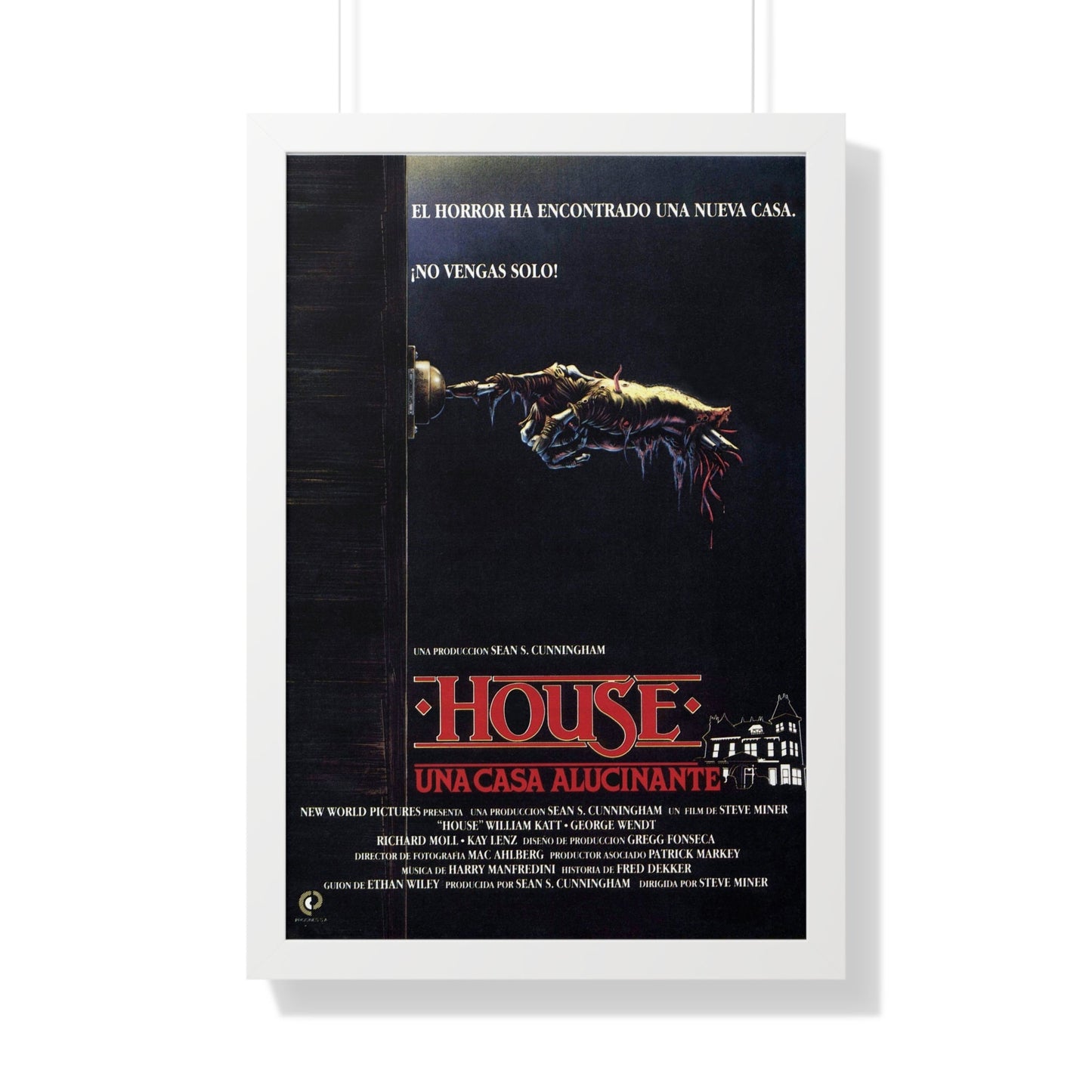 HOUSE (SPANISH) 1985 - Framed Movie Poster-20" x 30"-The Sticker Space