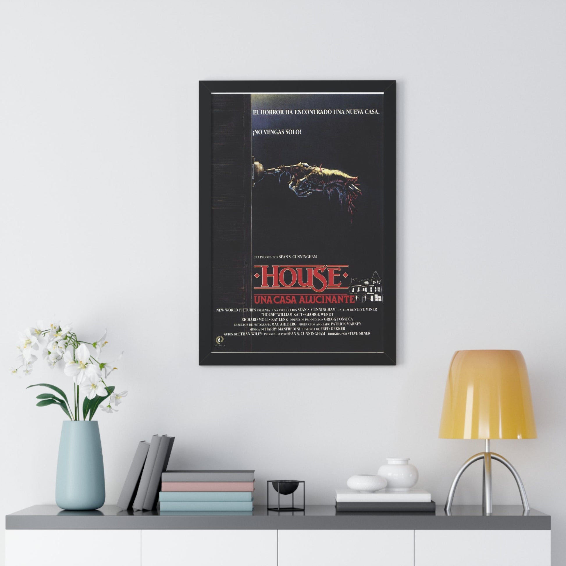 HOUSE (SPANISH) 1985 - Framed Movie Poster-The Sticker Space