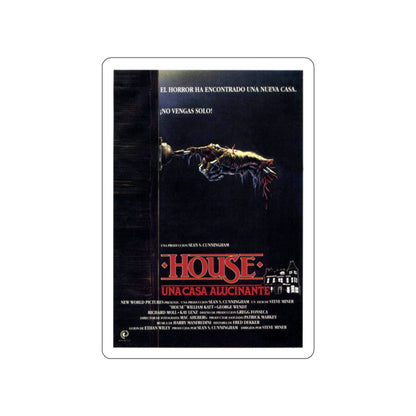 HOUSE (SPANISH) 1985 Movie Poster STICKER Vinyl Die-Cut Decal-2 Inch-The Sticker Space