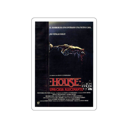 HOUSE (SPANISH) 1985 Movie Poster STICKER Vinyl Die-Cut Decal-3 Inch-The Sticker Space