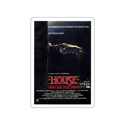 HOUSE (SPANISH) 1985 Movie Poster STICKER Vinyl Die-Cut Decal-4 Inch-The Sticker Space