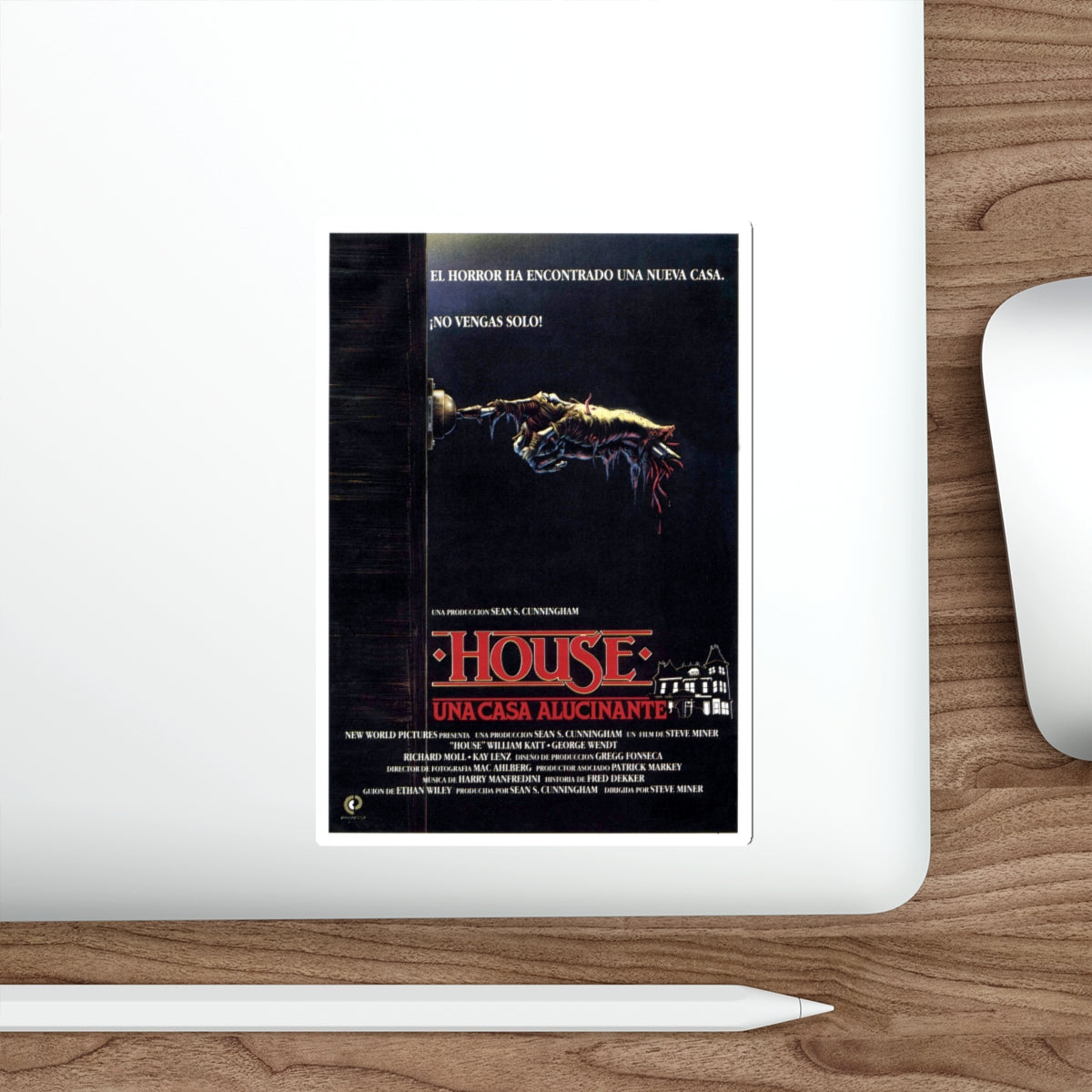 HOUSE (SPANISH) 1985 Movie Poster STICKER Vinyl Die-Cut Decal-The Sticker Space