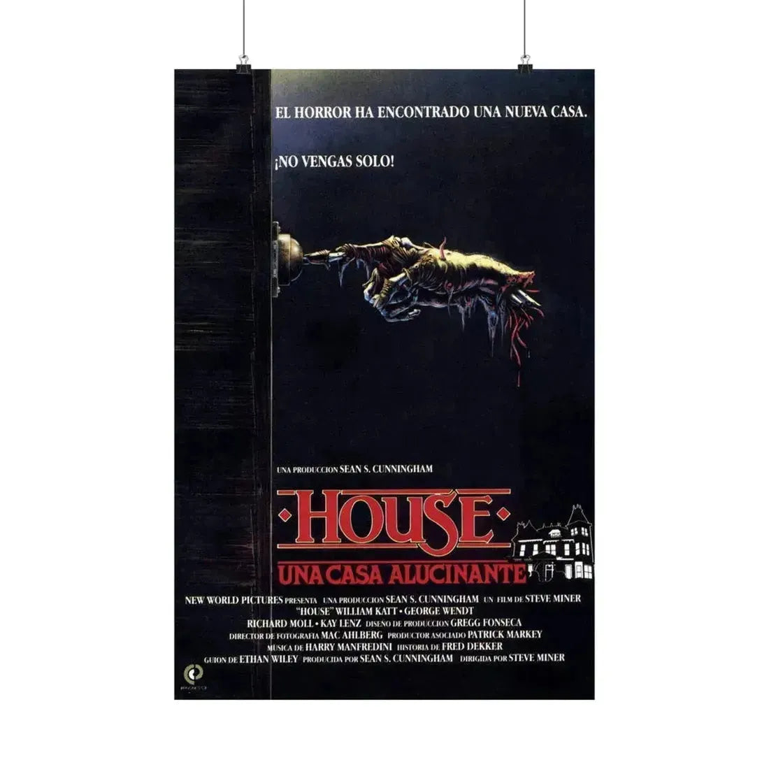 HOUSE (SPANISH) 1985 - Paper Movie Poster 20″ x 30″ Matte - The Sticker Space