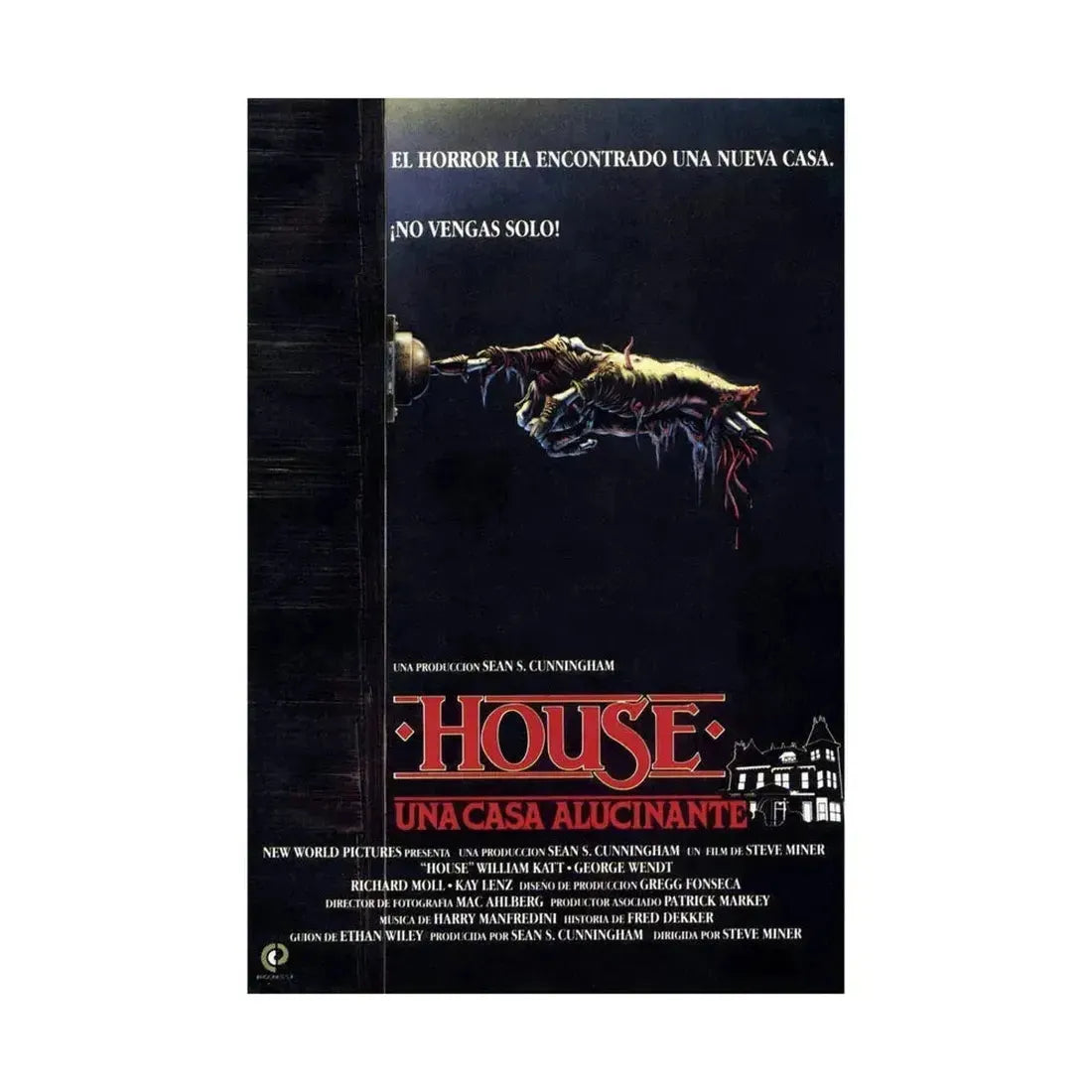 HOUSE (SPANISH) 1985 - Paper Movie Poster - The Sticker Space