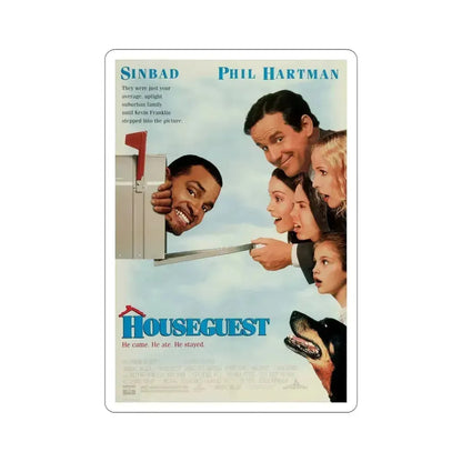 Houseguest 1995 Movie Poster STICKER Vinyl Die-Cut Decal 5 Inch - The Sticker Space
