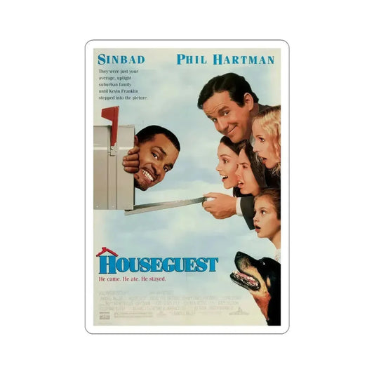 Houseguest 1995 Movie Poster STICKER Vinyl Die-Cut Decal 6 Inch - The Sticker Space