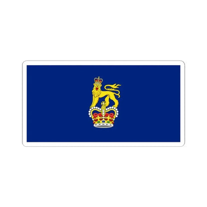 Household flag of the Governor-General of Antigua and Barbuda (Antigua and Barbuda) STICKER Vinyl Kiss-Cut Decal 2 Inch White - The Sticker Space