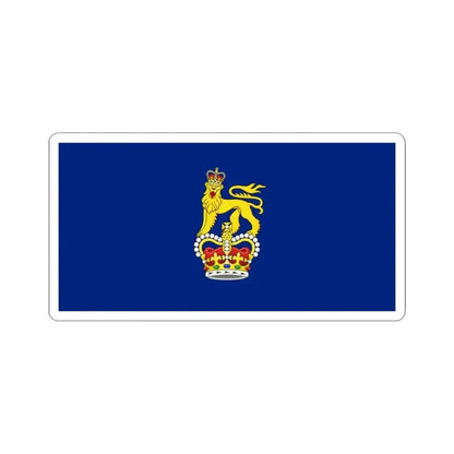 Household flag of the Governor-General of Antigua and Barbuda (Antigua and Barbuda) STICKER Vinyl Kiss-Cut Decal 3 Inch White - The Sticker Space