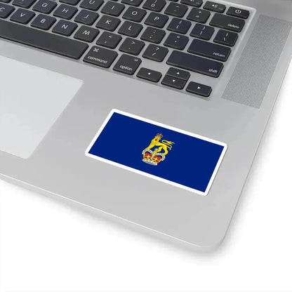 Household flag of the Governor-General of Antigua and Barbuda (Antigua and Barbuda) STICKER Vinyl Kiss-Cut Decal - The Sticker Space