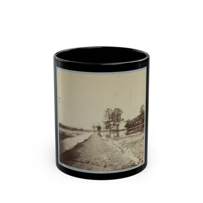 Houses In Flooded Area (U.S. Civil War) Black Coffee Mug-11oz-The Sticker Space