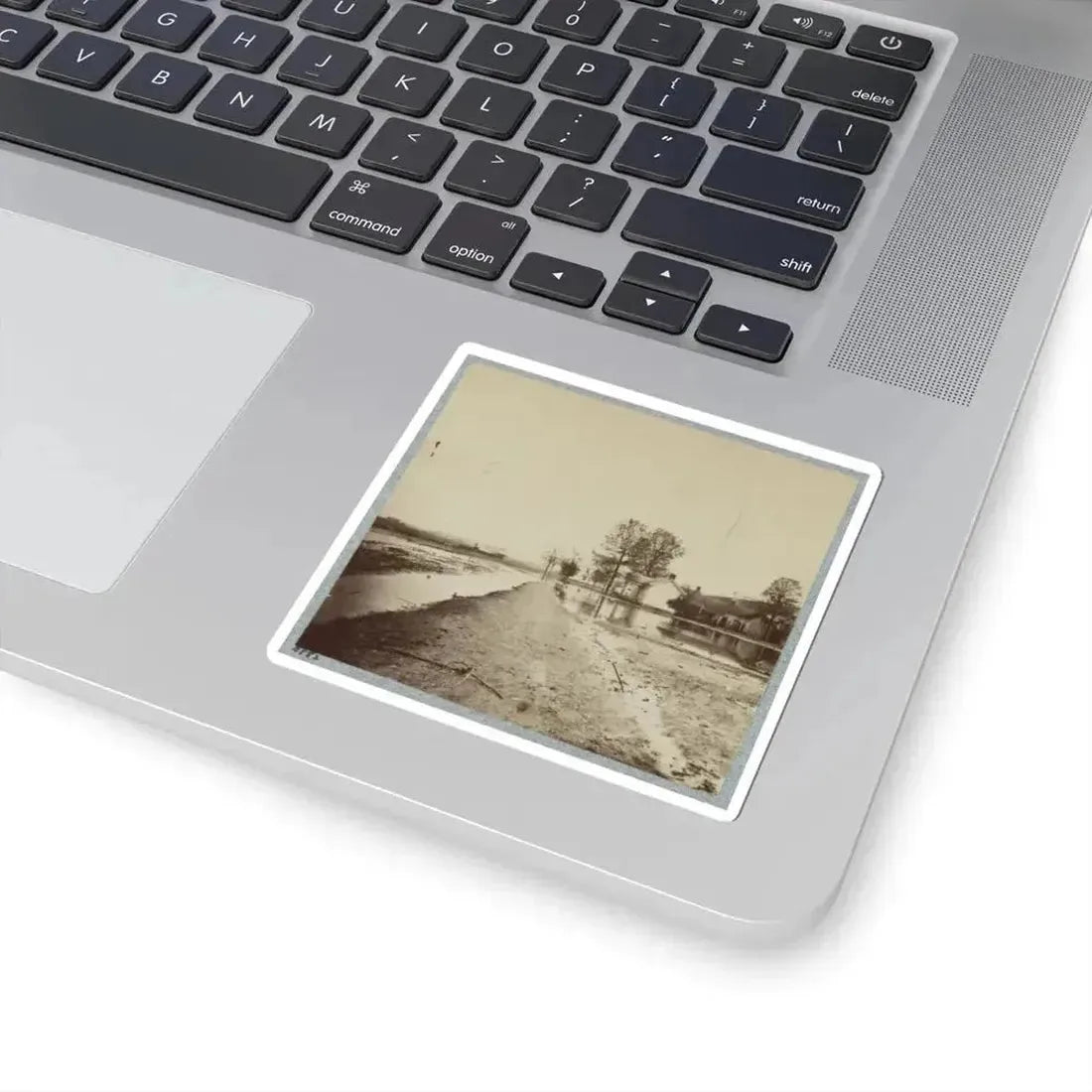 Houses in Flooded Area (U.S. Civil War) STICKER Vinyl Kiss-Cut Decal - The Sticker Space