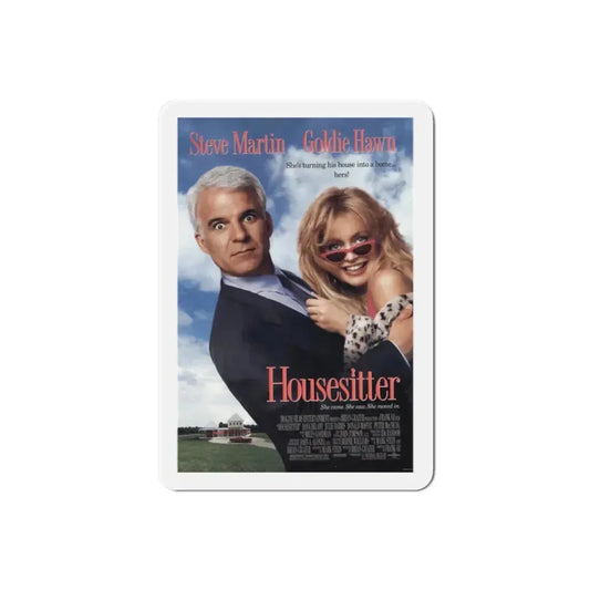 Housesitter 1992 Movie Poster Refrigerator Magnet 2 Inch - The Sticker Space