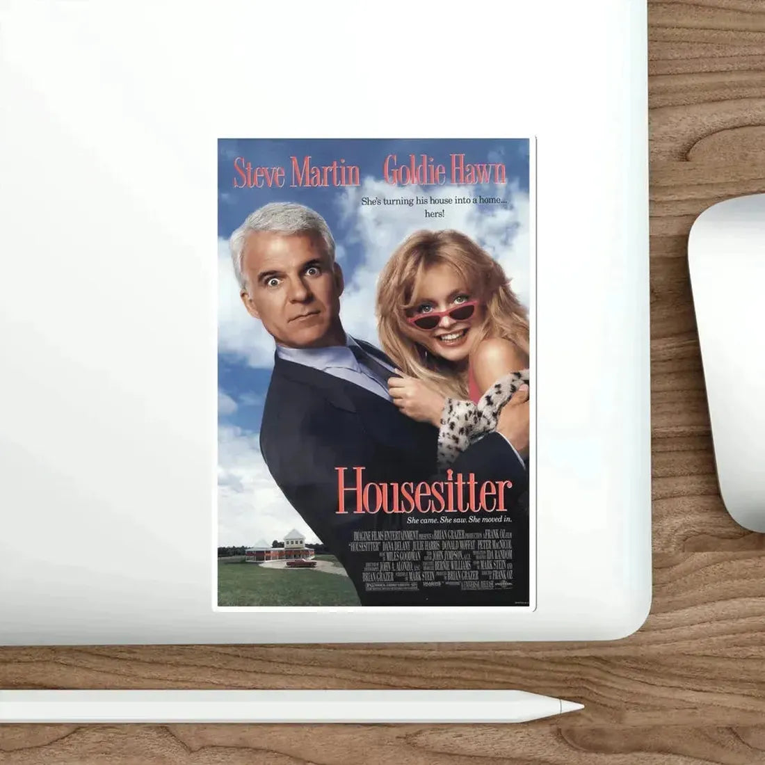 Housesitter 1992 Movie Poster STICKER Vinyl Die-Cut Decal - The Sticker Space