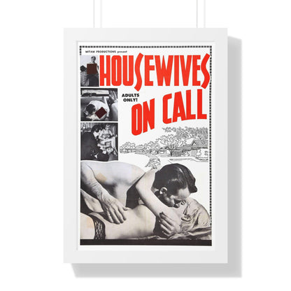 HOUSWIVES ON CALL 1967 - Framed Movie Poster-16″ x 24″-The Sticker Space