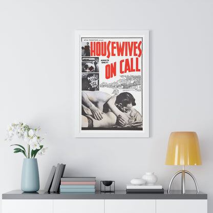 HOUSWIVES ON CALL 1967 - Framed Movie Poster-The Sticker Space