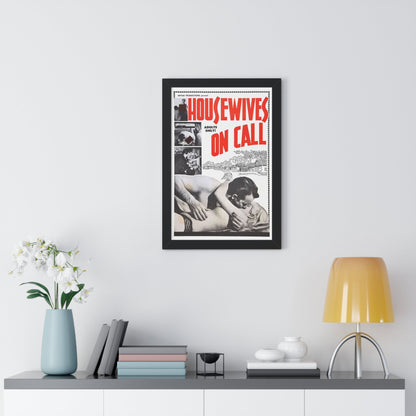 HOUSWIVES ON CALL 1967 - Framed Movie Poster-The Sticker Space