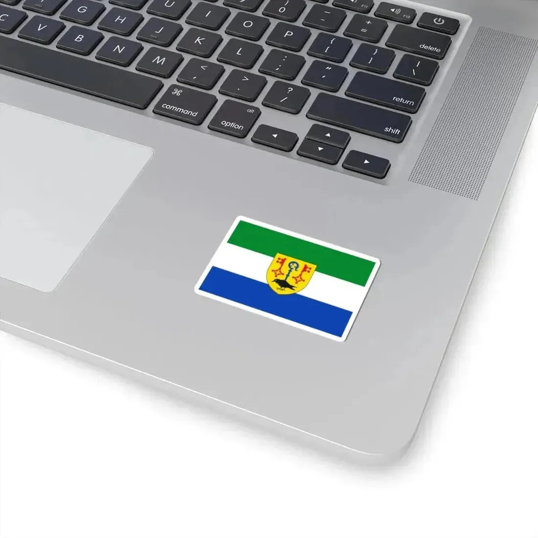 Houthulst vlag (Belgium) STICKER Vinyl Kiss-Cut Decal - The Sticker Space