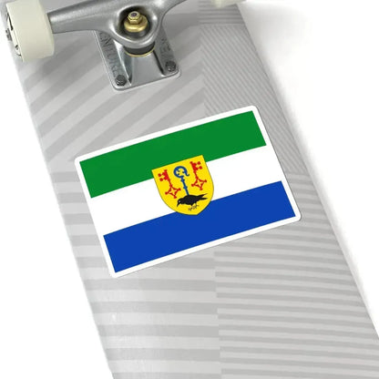 Houthulst vlag (Belgium) STICKER Vinyl Kiss-Cut Decal - The Sticker Space