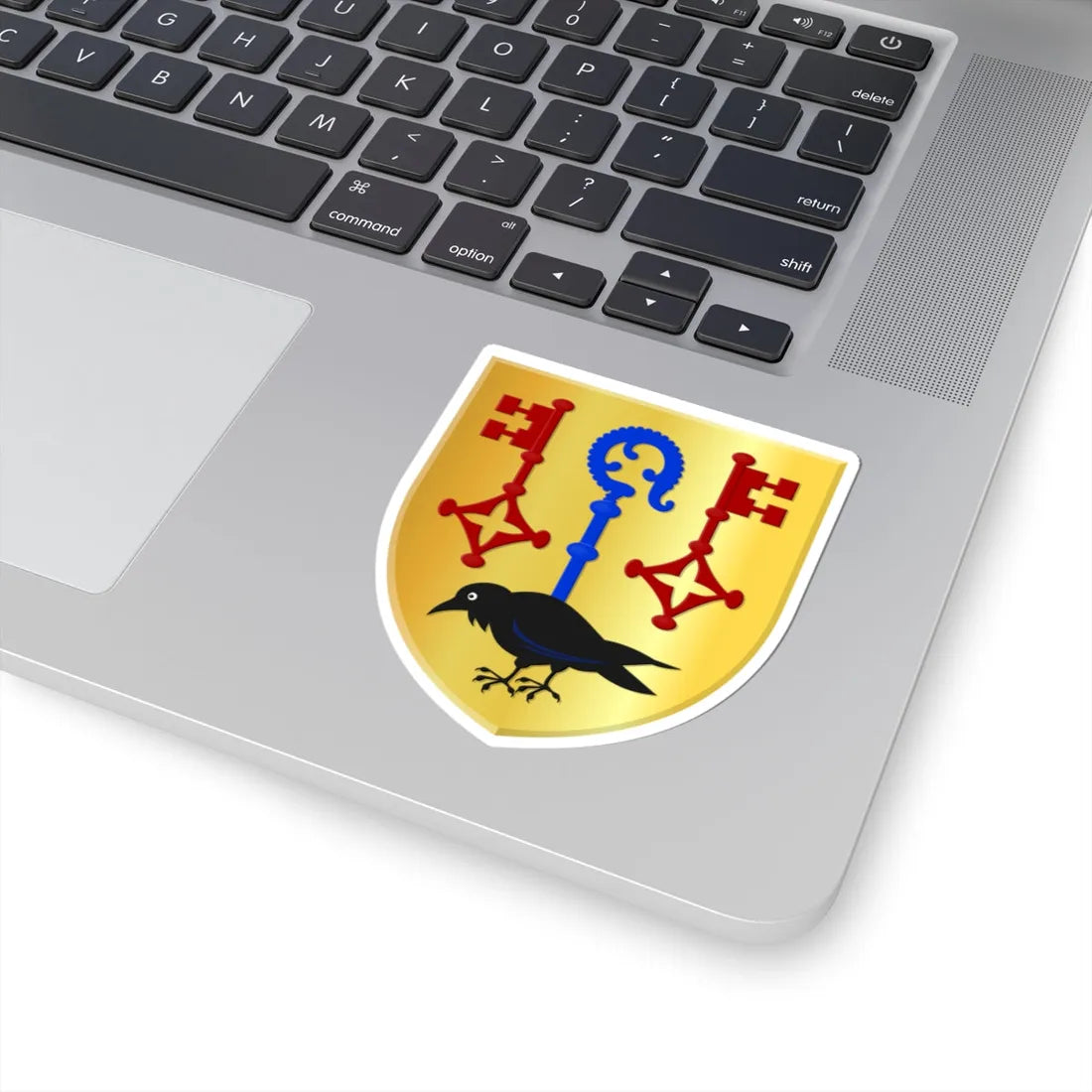 Houthulst wapen (Belgium) (Coat of Arms) STICKER Vinyl Kiss-Cut Decal - The Sticker Space